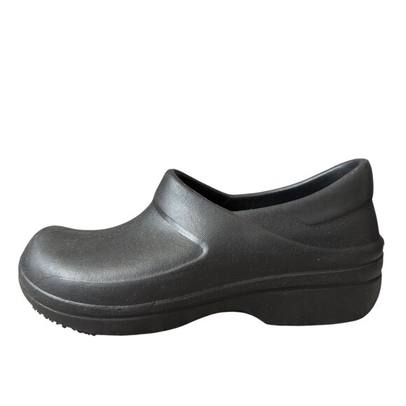 Crocs Neria Pro II work clog black slip ons women's size 6 - Picture 3 of 10